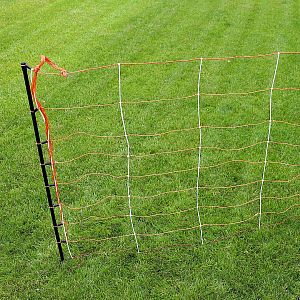 Súprava ohradníka pre ovce a kozy so zosilnenou elektrickou sieťou 90 cm - napájanie 5 J