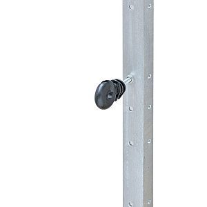 Univerzálny kovový stĺpik pre elektrický ohradník, pozinkovaný, dĺžka 120 cm