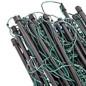 Zelená sieť STANDARD pre elektrický ohradník pre psy, králiky, mačky, výška 65 cm, 25 m, 1 bodec