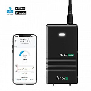 Zobrazenie pripojeného monitora MX10 Control v mobilnej aplikácii fencee Cloud