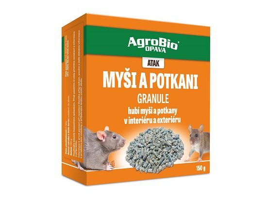 ATAK Myši a potkany - granule 150g