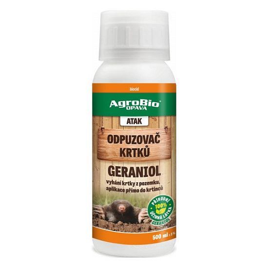ATAK Repelent proti krtkom Geraniol 500 ml