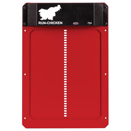 Automatické dvierka do kurníka RUN-CHICKEN T50 – červené