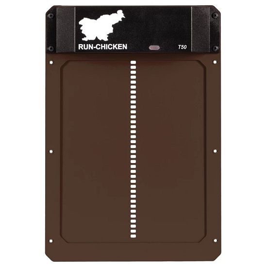 Automatické dvierka do kurníka RUN-CHICKEN T50 – hnedé