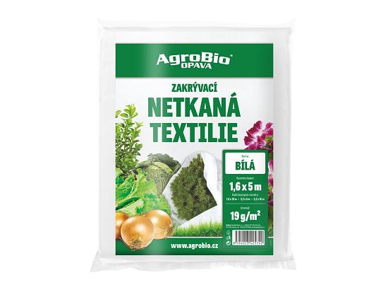 Biela netkaná textília 1,6x5 m