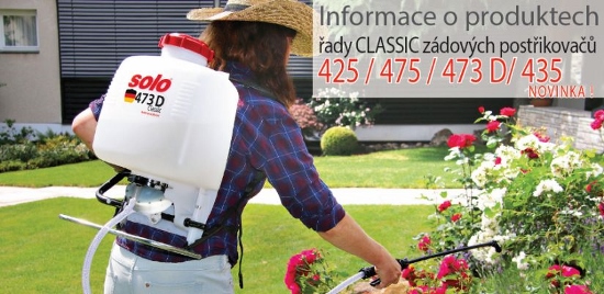 Chrbtový tlakový postrekovač SOLO 425 Classic – 15 l