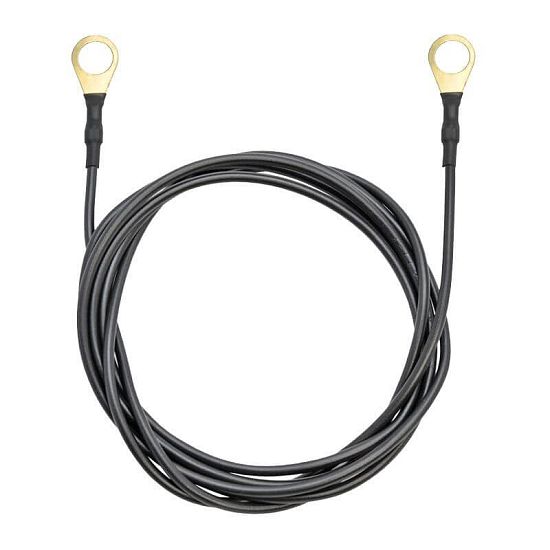 Čierny zemniaci kábel pre elektrický ohradník - 300 cm