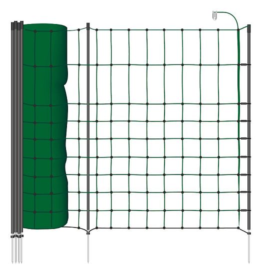 Elektrický ohradník pre psy, králiky a mačky, výška 65 cm, dĺžka 50 m
