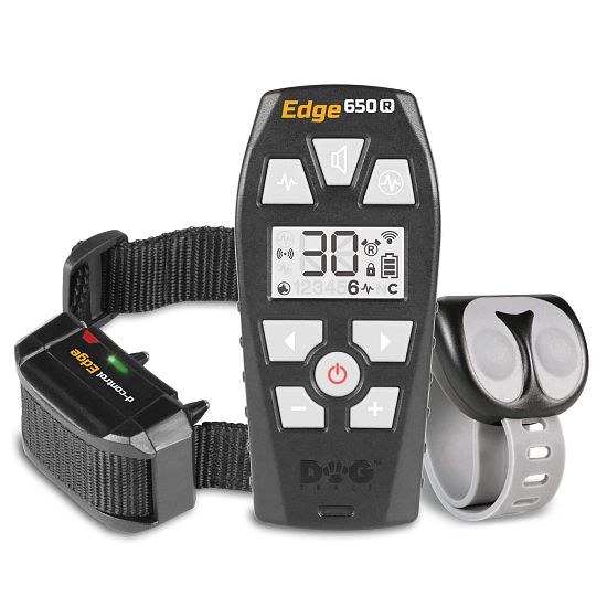 Elektronický obojok na výcvik psov d-control Edge 650R s krúžkovým ovládačom