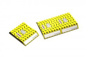 Feromónová lepiaca pasca v potravinárskom lepidle na mole trojdielna - (tri kusy v jednom páse)