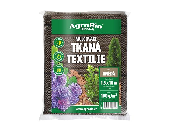 Hnědá tkaná textilie 100 g/m2 - 1,6x10m