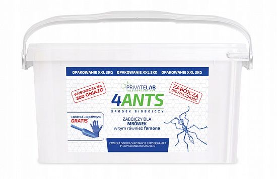 Insekticíd proti mravcom 4Ants - 3 kg