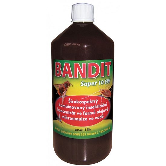 Insekticíd proti mravcom, švábom, muchám a komárom Bandit Super 10 EW - 1 l