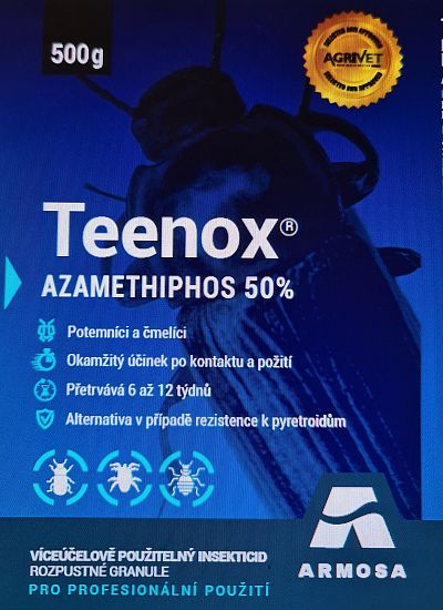 Insekticíd Teenox 500 g (granulát) na hubenie hmyzu