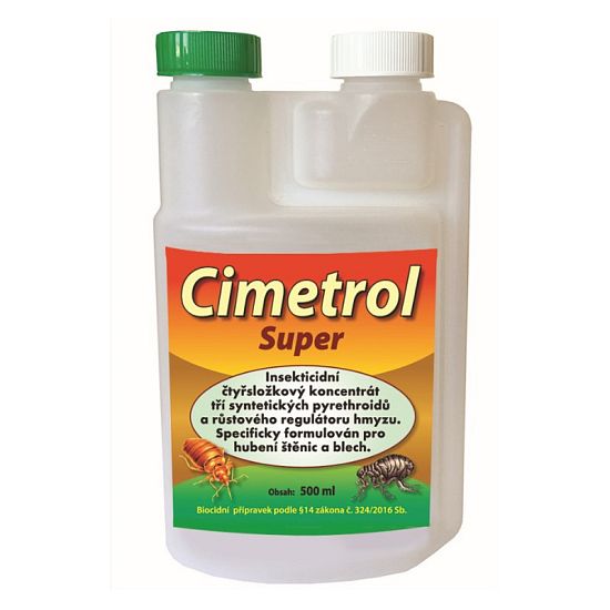 Insekticídny koncentrát na hubenie ploštíc a proti blchám Cimetrol Super 500 ml