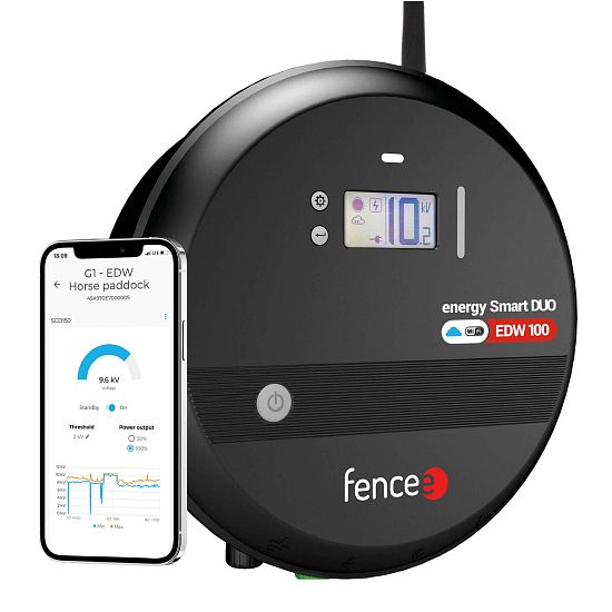 Inteligentný generátor elektrického plotu Wi-Fi fencee energy Smart DUO EDW100