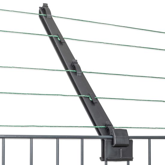 Izolátor pre elektrický ohradník s ochranou proti škodcom, dĺžka ramena 40 cm