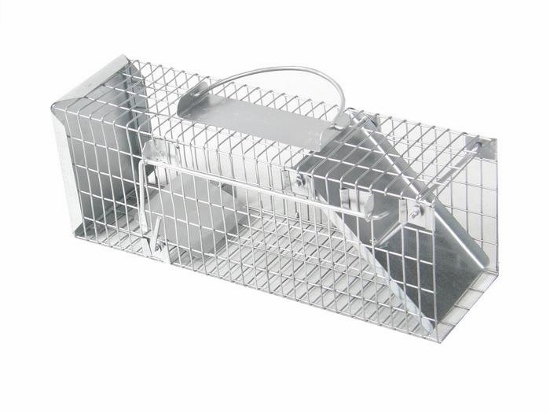 Jednostranná živá pasca na potkany 330 × 110 × 130 mm
