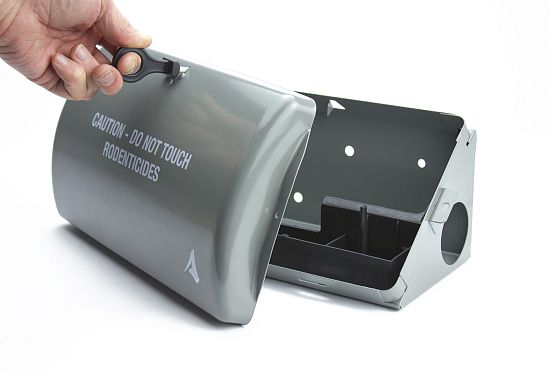 Kovová deratizačná stanička na hlodavce RBS-06