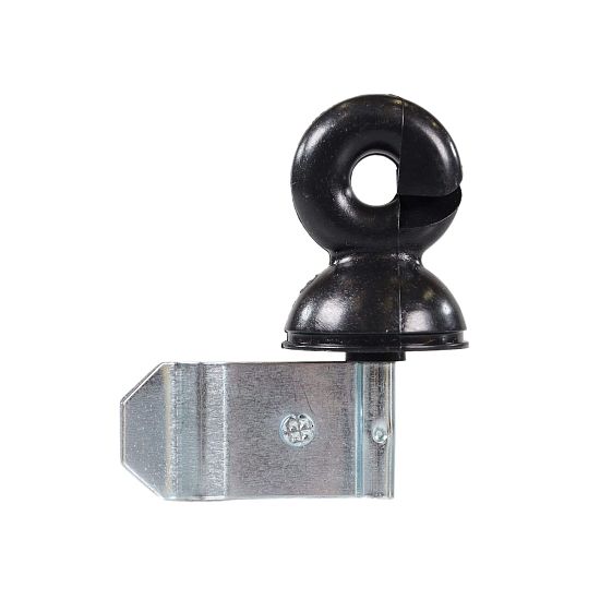 Kruhový izolátor s úchytkou na kovový stĺpik – 10 ks