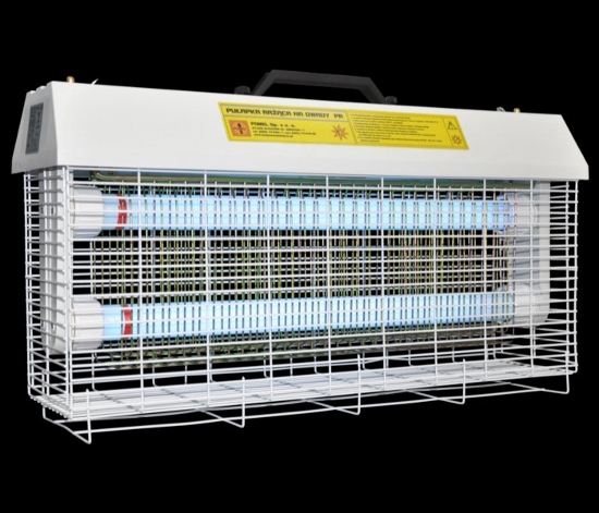 Ľahký elektrický lapač hmyzu PR2 × 18, IP 44