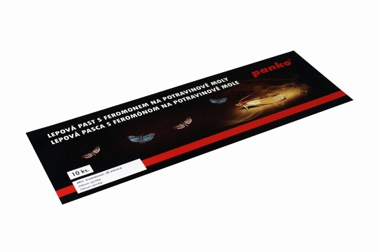 Lepová feromonová past na zavíječe a potravinové moly FEROLEP PANKO – pásek 10 ks