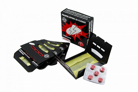 Lepová monitorovacia pasca na ploštice s atraktantom (5 ks)