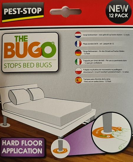 Lepová pasca Bugo na ploštice na tvrdú podlahu