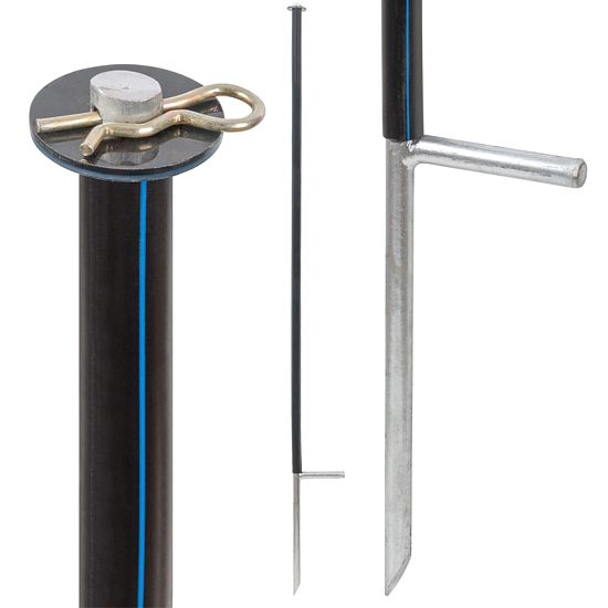 Náhradná podperná tyč ⌀14 mm pre plotovú sieť - 145 cm