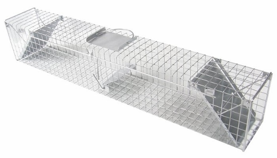Odchytová obojstranná klietka na kuny 1020 × 170 × 190 mm