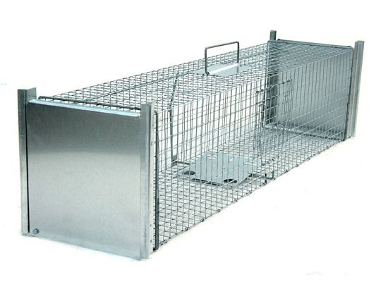 Odchytová pasca na mačky, kuny, lasice, potkany, krysy a tchorov TRAP ZL 100 × 26 × 26