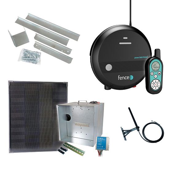 Prémiová súprava solárneho plota - Kompletný prenosný box + 3J inteligentný napájací zdroj, 40 W panel