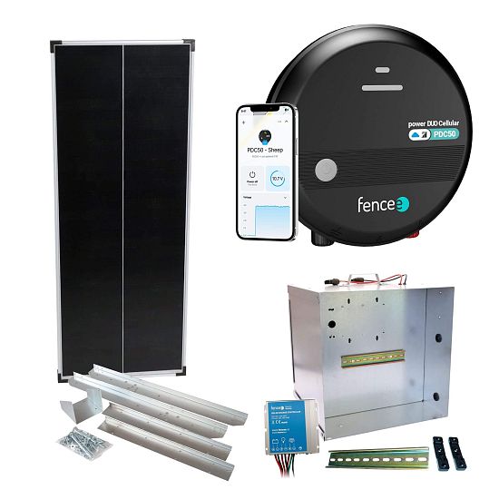 Prémiová súprava solárneho plota - Kompletný prenosný box + inteligentný zdroj 5J LTE, 100W panel
