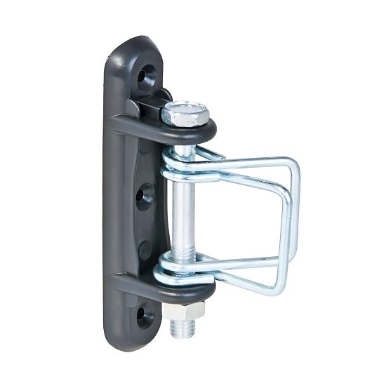 Rohový izolátor s kovovou skrutkou a úchytmi – 4 ks