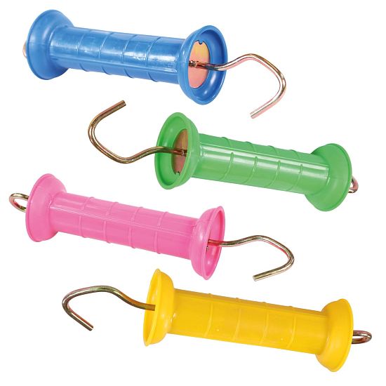 Rukojeti k bráně pro elektrický ohradník - růžová, modrá, zelená