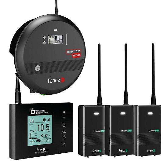 Sada elektrického ohradníka Smart Farm - RF zdroj 15 J - WiFi brána - 3 × monitor MX10