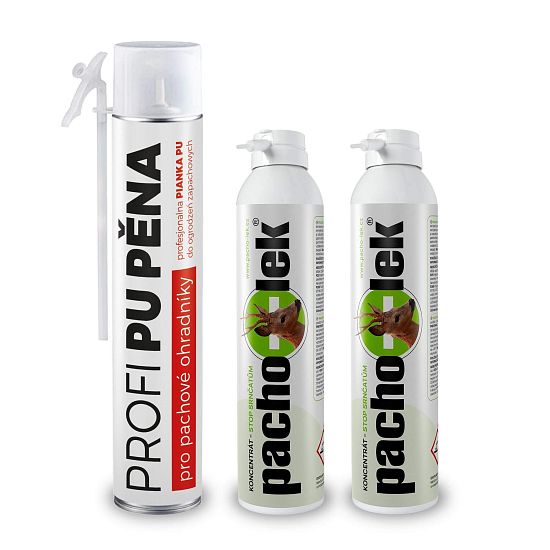 Sada pachový ohrada – na ochranu srnčiat pred senosečou, 6 km – 1 ks PU peny + 2 ks koncentrátu