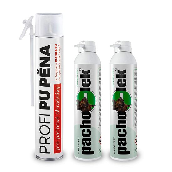 Sada PROTI prasatám – na ochranu trávnatých plôch a ihrísk 1 ks PU peny + 2 ks koncentrátu