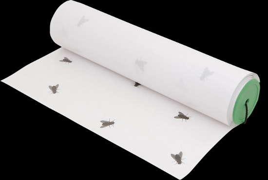 Samolepky proti muchám (lepová rolka)