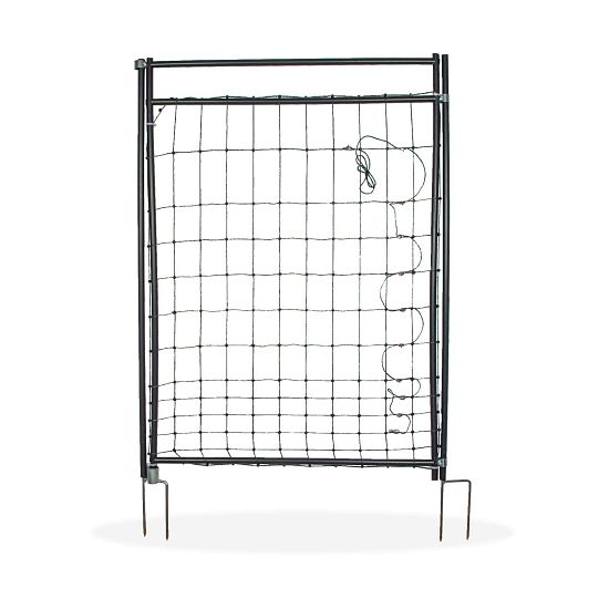 Sieťová brána pre elektrický ohradník, výška 120 cm, šírka 86 cm, dvojitý hrot