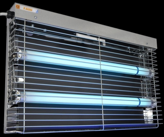 Svetelný lepový lapač hmyzu Trio Steel