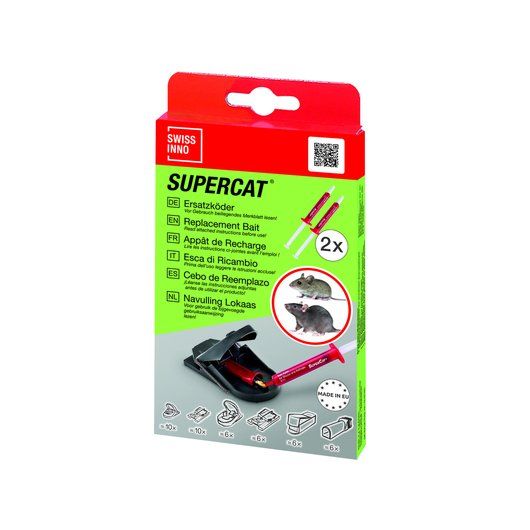 Swissinno návnada do pascí na myši a potkany SuperCat 2 ks