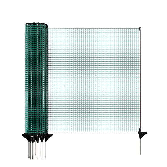 Univerzálna zelená ohradová sieť, nevodivá FIX, dĺžka 20 m, výška 80 cm
