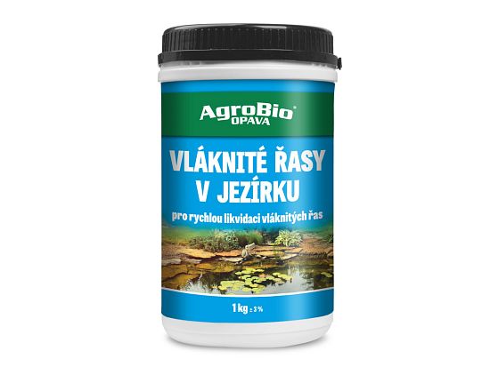 Vláknité riasy v rybníku 1 kg