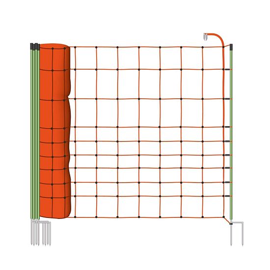 Vodivá ohradová sieť pre ovce a kozy, výška 120 cm, dĺžka 50 m