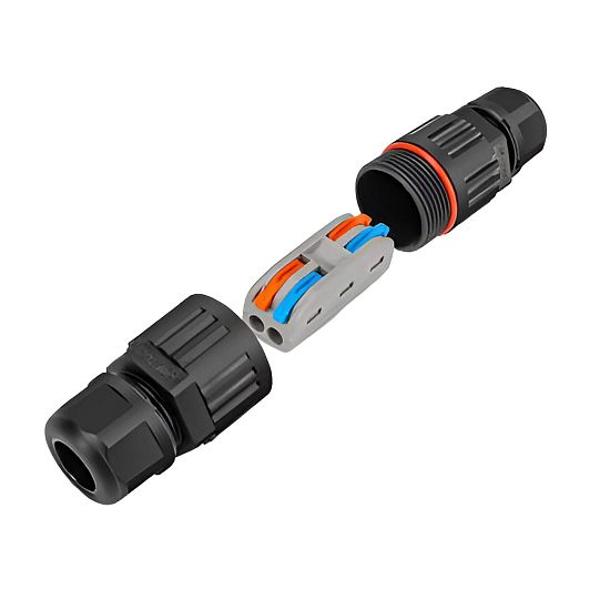 Vodotesný vysokonapäťový káblový konektor pre vodiče do Ø 2,5 mm