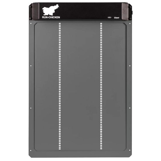 XXL automatické dvierka do kurníka RUN-CHICKEN Giant – sivé
