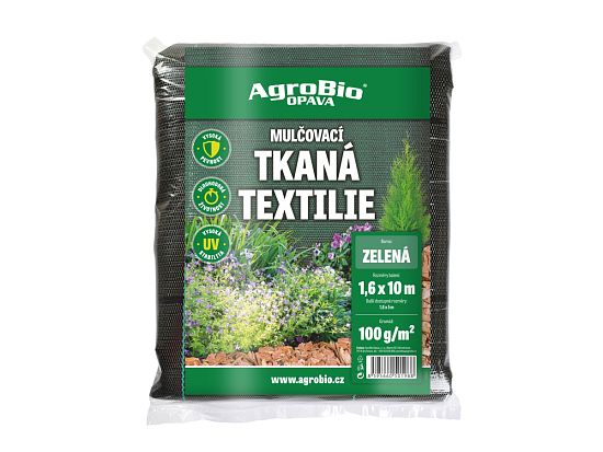 Zelená tkanina 100 g/m2 1,6x10 m