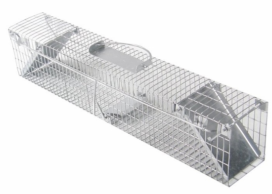 Živolovná obojstranná pasca na potkany 500 × 110 × 130 mm