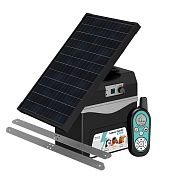 Batéria RF napájací zdroj fencee batéria DUO RF BDX10 s regulátorom + solárny panel 30 W + konzola